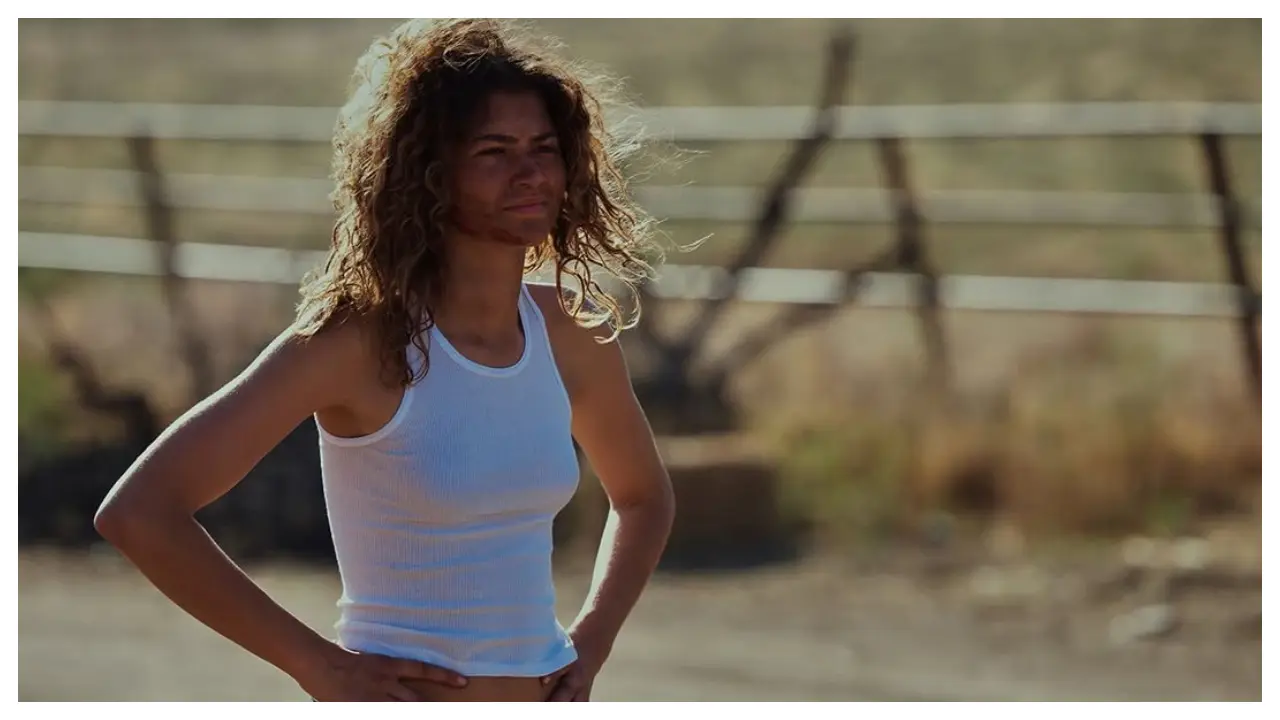 Zendaya in a still from Euphoria